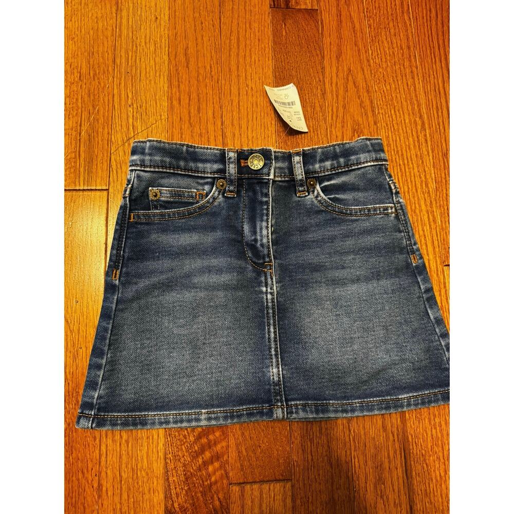 J. Crew Crewcuts Blue Denim Jean Skirt NWT Size 4